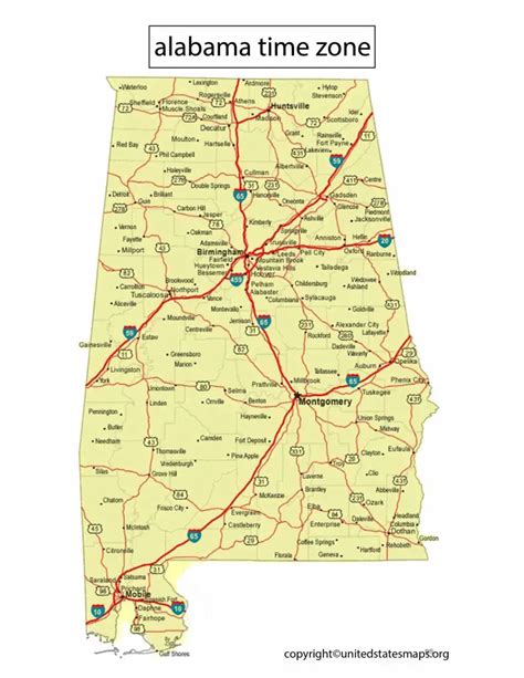 what timezone is alabama in|is alabama central time zone.